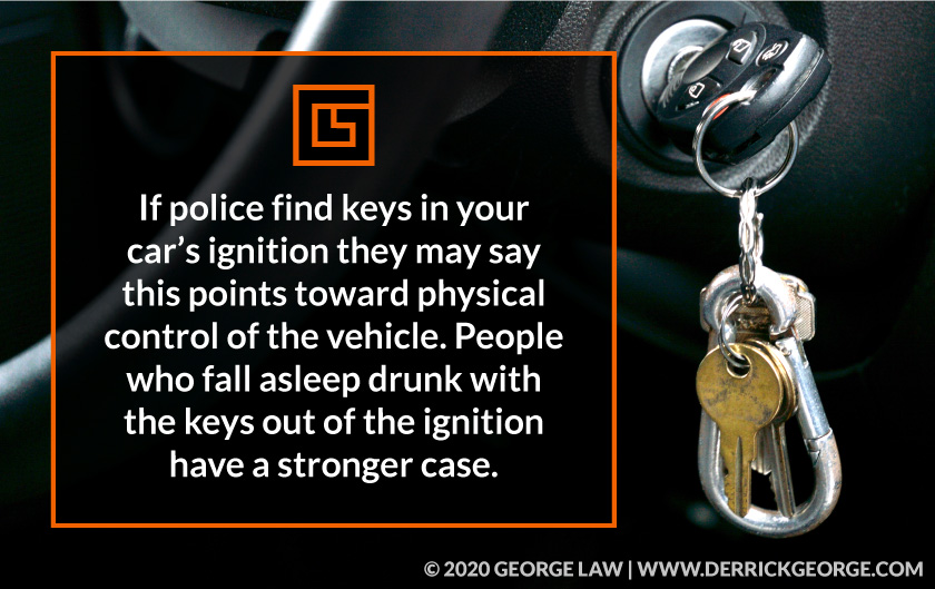 Text-If police find keys in your car's ignition...