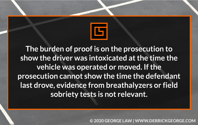 Text- The burden of proof is one the prosecution to show ...