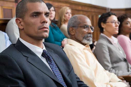 Featured: Jurors seated in court- Jury Nullification